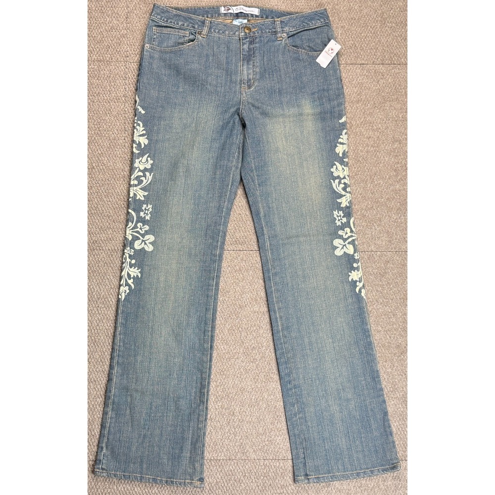 Disney Store Women's Tinker Bell Denim Jeans Soze 12